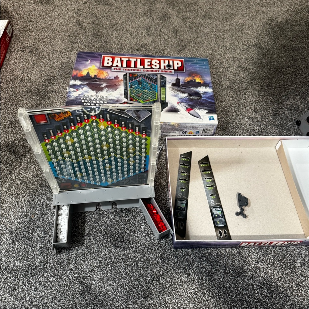 Hasbro Battleship Game - Red, Blue, Gray
